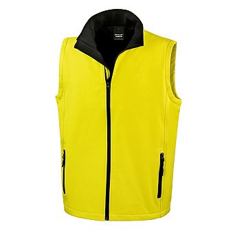 Result Mens Core Printable Softshell Bodywarmer