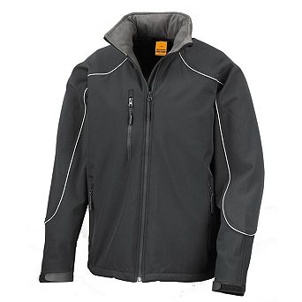 Result Mens Ice Fell Hooded Softshell Breathable Waterproof Jacket (345 GSM)