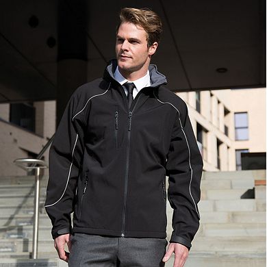 Result Mens Ice Fell Hooded Softshell Breathable Waterproof Jacket (345 GSM)