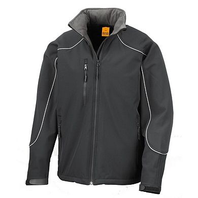 Result Mens Ice Fell Hooded Softshell Breathable Waterproof Jacket (345 GSM)