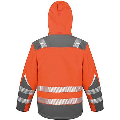 Result Safeguard Mens Dynamic Hi-Visibility Softshell Work Coat