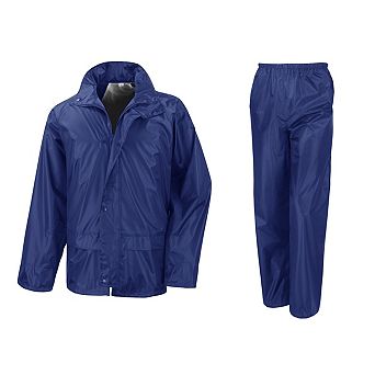 Result Mens Core Rain Suit (Trousers And Jacket Set)