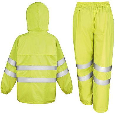 Result Safeguard Unisex High Visibility Waterproof Suit (Jacket And Trousers)