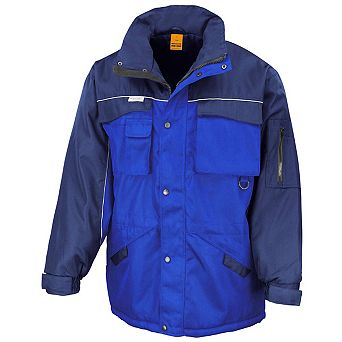 Result Mens Workguard Zip Sleeve Heavy Duty Water Repellent Windproof Jacket