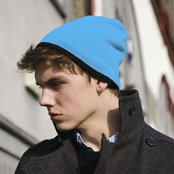 Result Unisex Reversible Fashion Fit Winter Beanie Hat