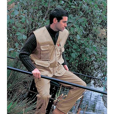 Result Mens Safari Waistcoat Jacket