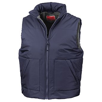 Result Fleece Lined Bodywarmer Water Repellent Windproof Jacket