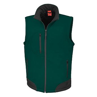 Result Mens Softshell Bodywarmer Breathable Weatherproof Jacket