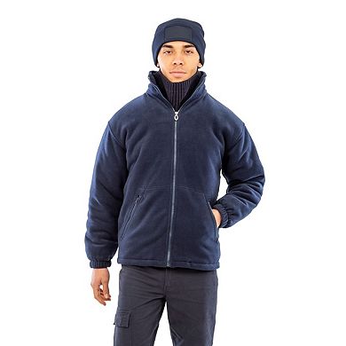 Result Core Mens Quilted Polartherm Winter Fleece Jacket
