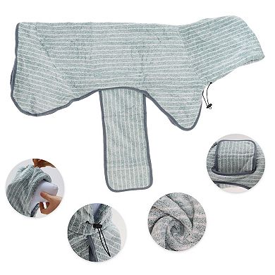 1 Pc Dog Bathrobe Pet Towel Soft Fast-Drying for Cats and Dogs