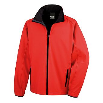 Result Core Mens Printable Soft Shell Jacket