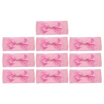 10 pc Stretch Chair Cover Band with Buckle for Wedding Decoration 13.78"x5.91"