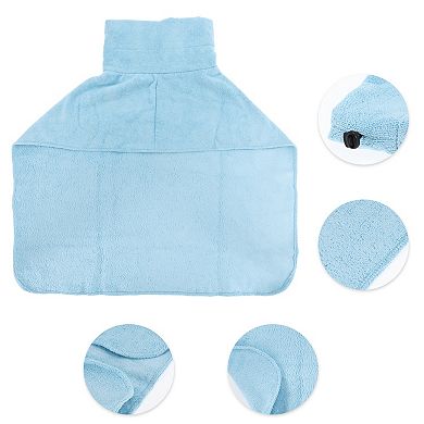 1 Pc Dog Bathrobe Drawstring Pet Towel Soft Fast-Drying for Cats and Dogs