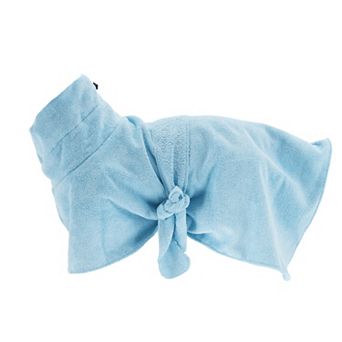 1 pc Dog Bathrobe Drawstring Pet Towel Soft Fast-Drying for Cats and Dogs
