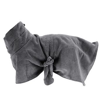 1 pc Dog Bathrobe Drawstring Pet Towel Soft Fast-Drying for Cats and Dogs