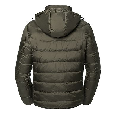 Russell Mens Nano Hooded Padded Jacket