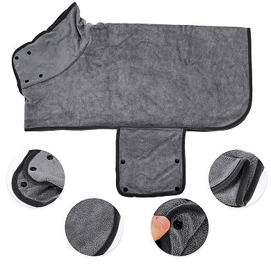 1 Pc Dog Bathrobe Soft Pet Towel Fast-Drying Dog Towel for Cats and Dogs