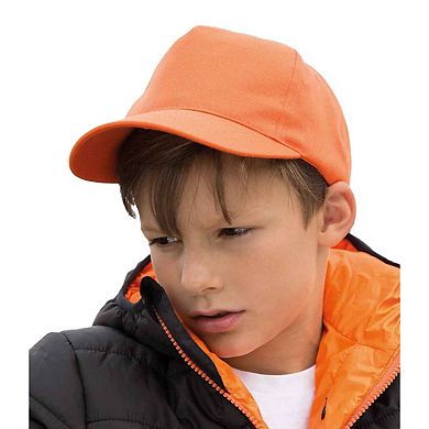 Result Headwear Childrens/Kids Boston 5 Panel Baseball Cap