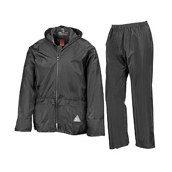 Result Unisex Adult Waterproof Jacket And Trousers Set