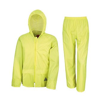 Result Unisex Adult Waterproof Jacket And Trousers Set
