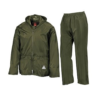 Result Unisex Adult Waterproof Jacket And Trousers Set