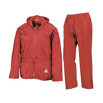 Result Unisex Adult Waterproof Jacket And Trousers Set