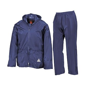 Result Unisex Adult Waterproof Jacket And Trousers Set