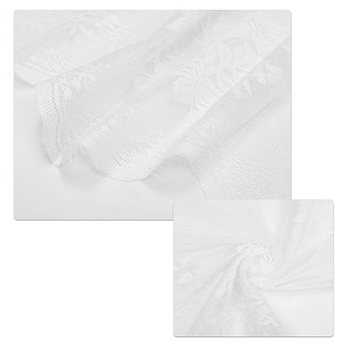 Short Kitchen Curtains for Bathroom Windows Cabinet Decor 55.12"Lx17.72"W 1Pc