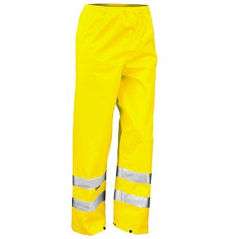 SAFE-GUARD By Result Mens Hi-Vis Waterproof Safety Trousers