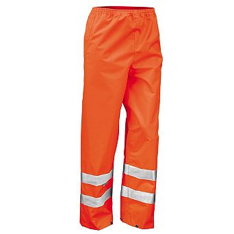 SAFE-GUARD By Result Mens Hi-Vis Waterproof Safety Trousers