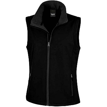 Result Womens/Ladies Core Printable Soft Shell Bodywarmer