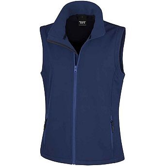 Result Womens/Ladies Core Printable Soft Shell Bodywarmer