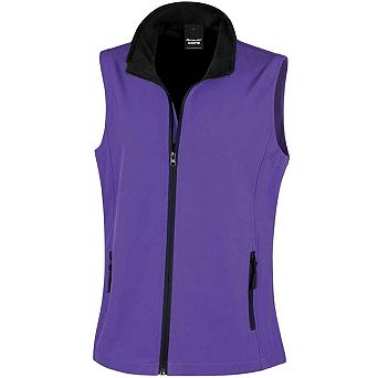 Result Womens/Ladies Core Printable Soft Shell Bodywarmer