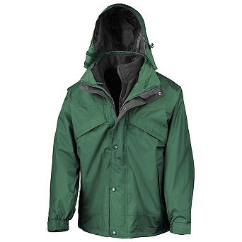 Result Mens Fleece Lined 3 in 1 Waterproof Jacket