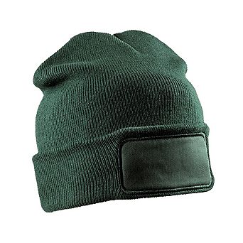 Result Unisex Adult Double Knit Printable Beanie