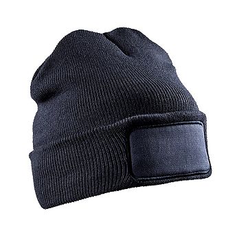 Result Unisex Adult Double Knit Printable Beanie