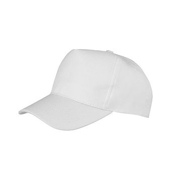 Result Headwear Boston 5 Panel Polycotton Baseball Cap