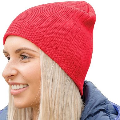 Result Unisex Adult Double Knit Beanie
