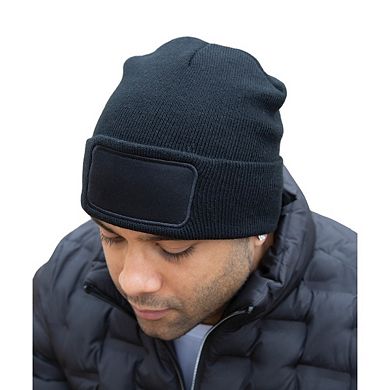 Result Winter Essentials Unisex Adult Thinsulate Printer Patch Beanie