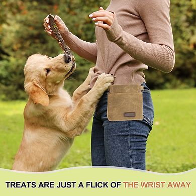 1 Pc Dog Treat Pouch, Portable Puppy Dog Training Treat Bag