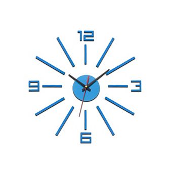 30-60cm Modern Frameless DIY Wall Clock, Large Mirror Acrylic Numeral, Oversized Vintage Clock