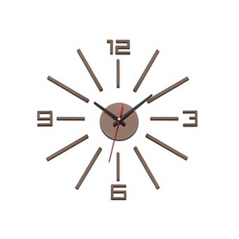 30-60cm Modern Frameless DIY Wall Clock, Large Mirror Acrylic Numeral, Oversized Vintage Clock