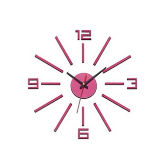 30-60cm Modern Frameless DIY Wall Clock, Large Mirror Acrylic Numeral, Oversized Vintage Clock