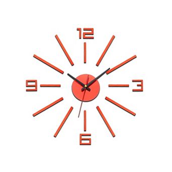 30-60cm Modern Frameless DIY Wall Clock, Large Mirror Acrylic Numeral, Oversized Vintage Clock