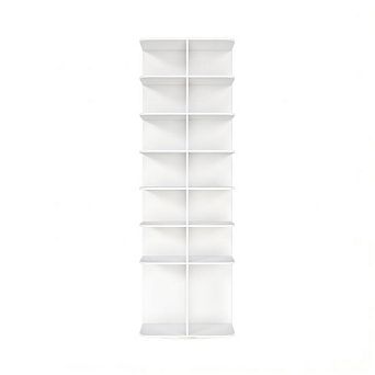 7 tier Rotating Shoe Rack Tower, 360° Spinning Organizer, Holds 28 Pairs