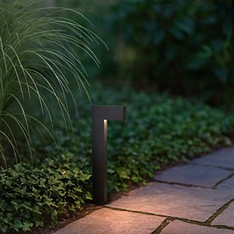 Landscape Pathway Lights wired Low Voltage 12V Modren Black Integrated LED Outdoor Waterproof