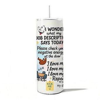 Sarcastic Coworker 20oz Tumbler With Stainless Steel Straw