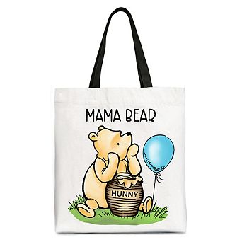 Charming Mama Winnie-the-Pooh Cute Tote Bag, 1926 A.A. Milne Mom Gift Shopper