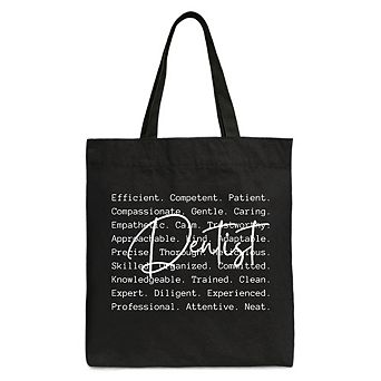 Dentist Definition Canvas Tote Bag, Dental Appreciation Words Gift Shopper
