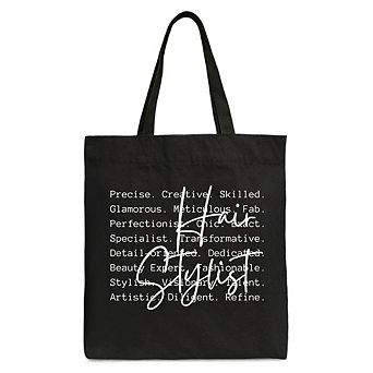 Hair Stylist Definition Canvas Tote Bag, Beauty Salon Appreciation Words Gift Shopper